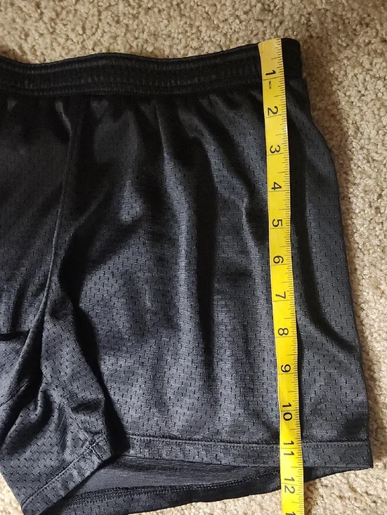 Vintage Champion Black Women's Athletic Mesh Shorts - Picture 9 of 10